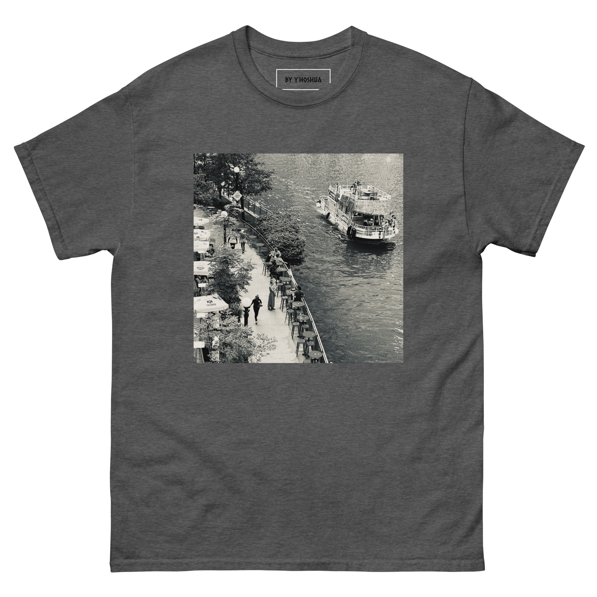 世界を買える 海外ブランド River Chicago Gildan Dark Y'hoshua By – Tee Heather トップス